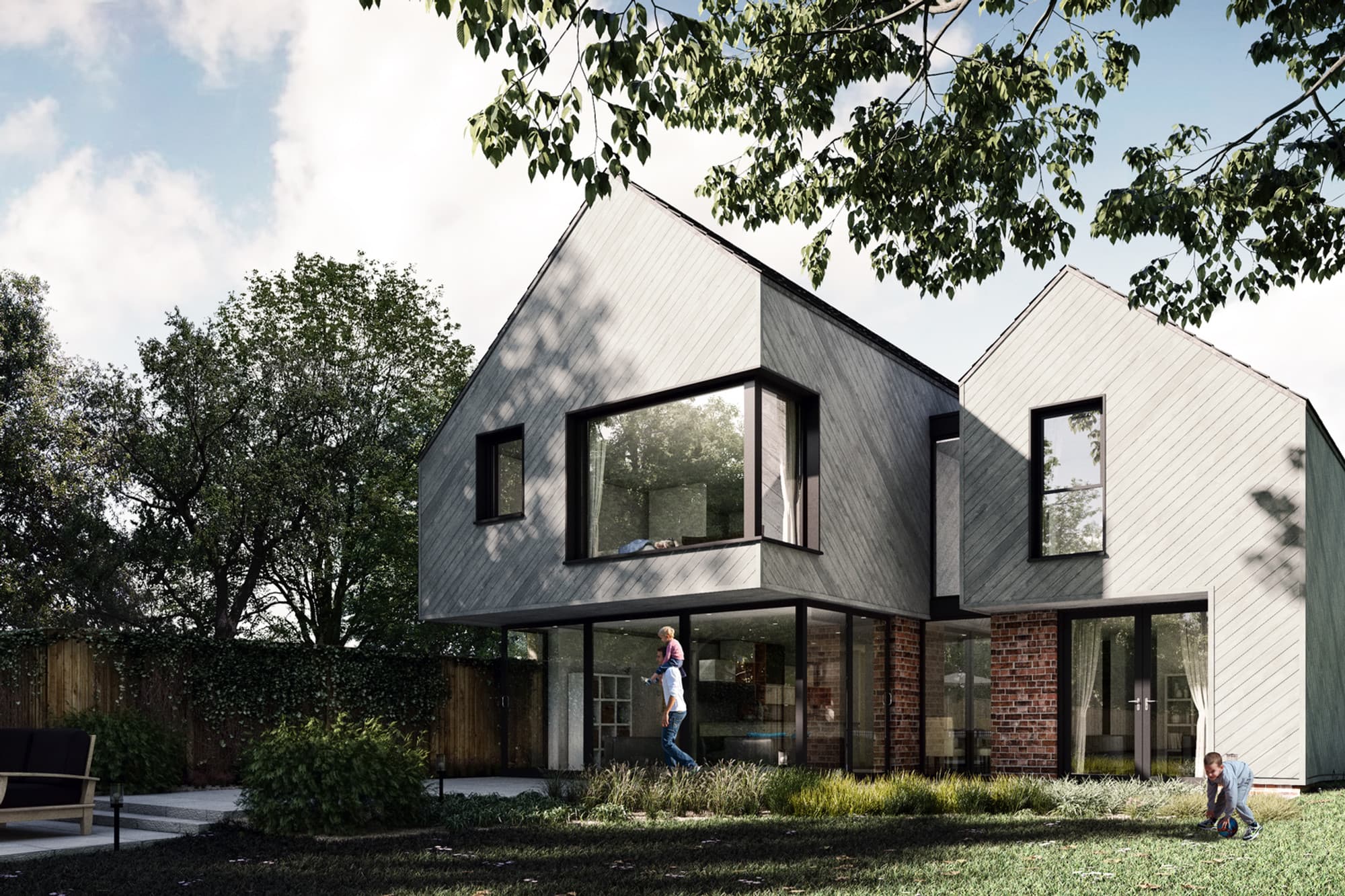Timber clad detached dwelling in Green Belt, Essex